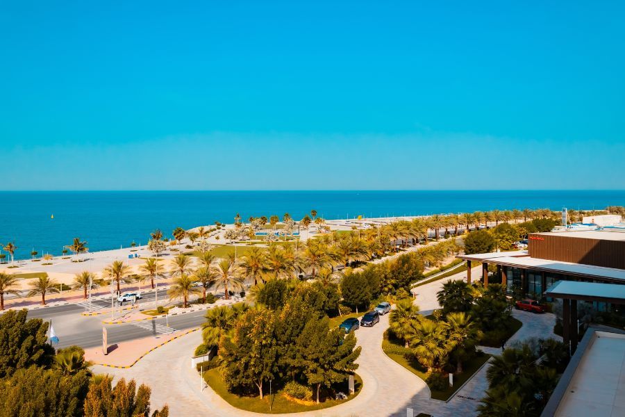 Beautiful beach on RAK