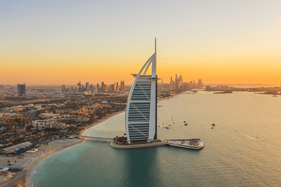 Burj Al Arab hotel in Dubai