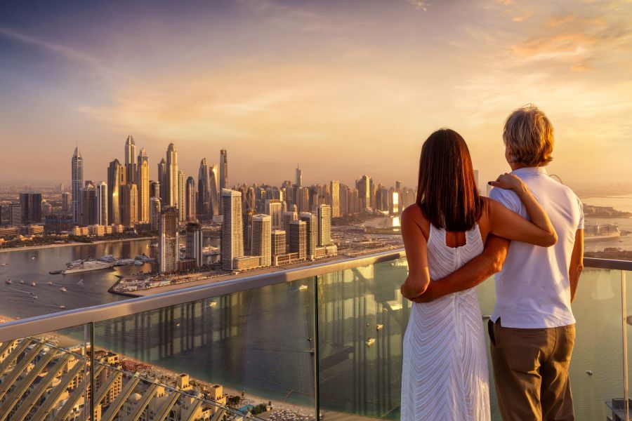 Couple looking at Dubai Marina.jpg