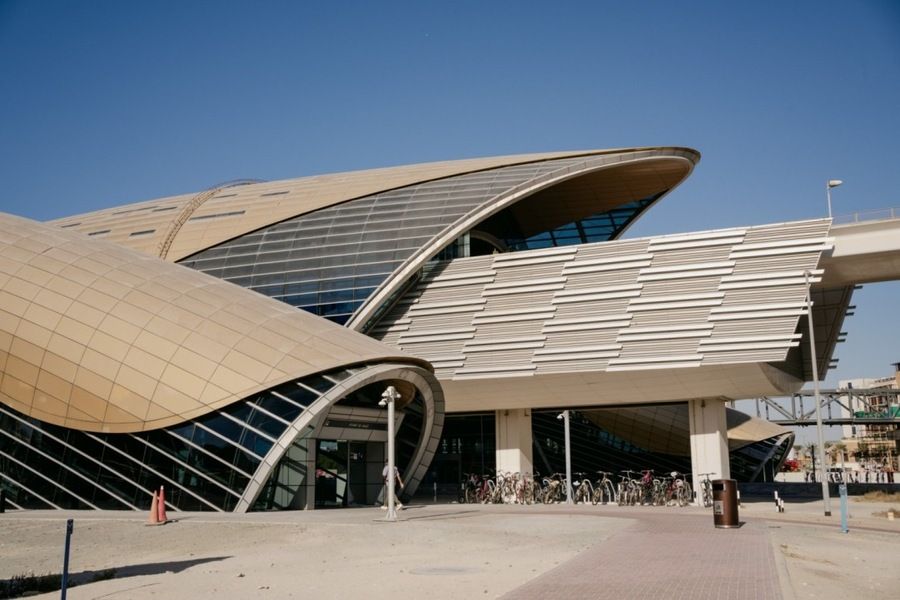 Creek metro station in Dubai