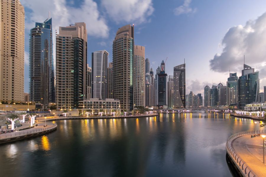 Dubai Canal in Business Bay