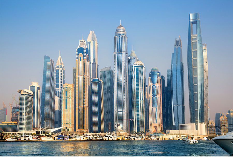 Dubai Marina Skyscrapers