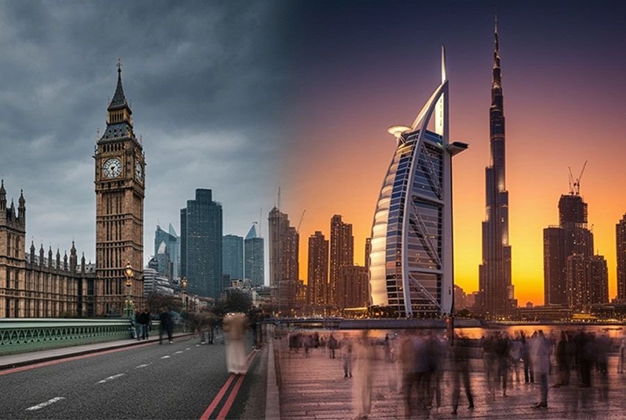 Dubai and London
