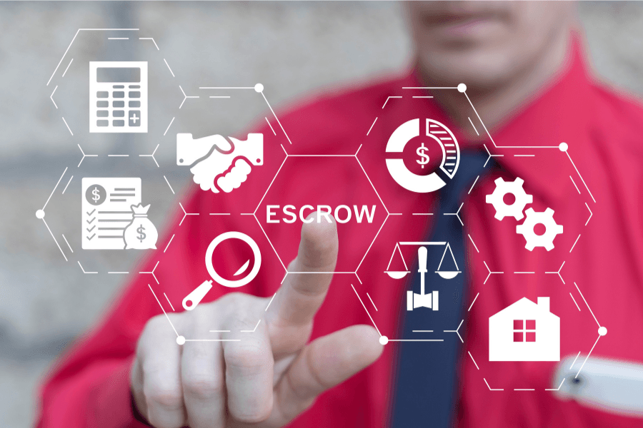 Escrow account representation