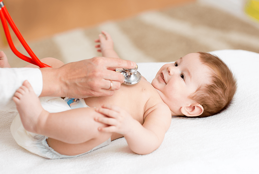 Health check up of baby