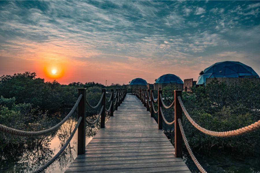 Scenic Sunset at Umm Al Quwain