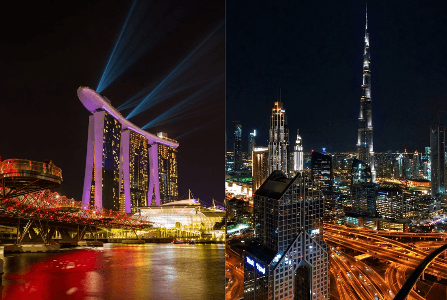 Singapore vs Dubai