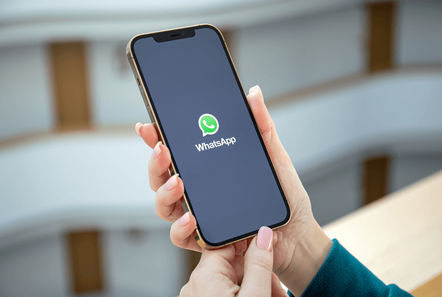 WhatsApp screen